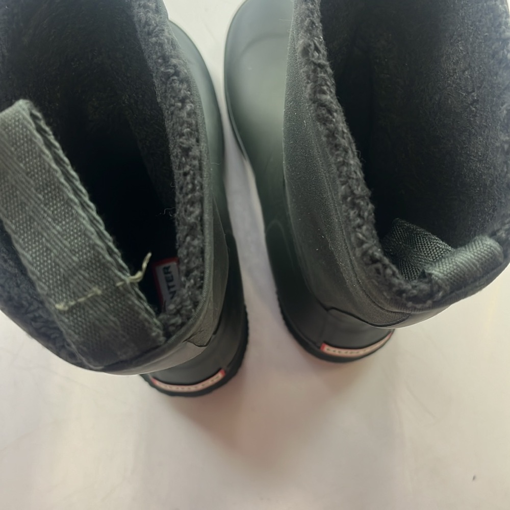 Hunter Insulated Women's Aqua Shoes, Olive Green - Size 5 - G59-6 - Picture 8 of 11